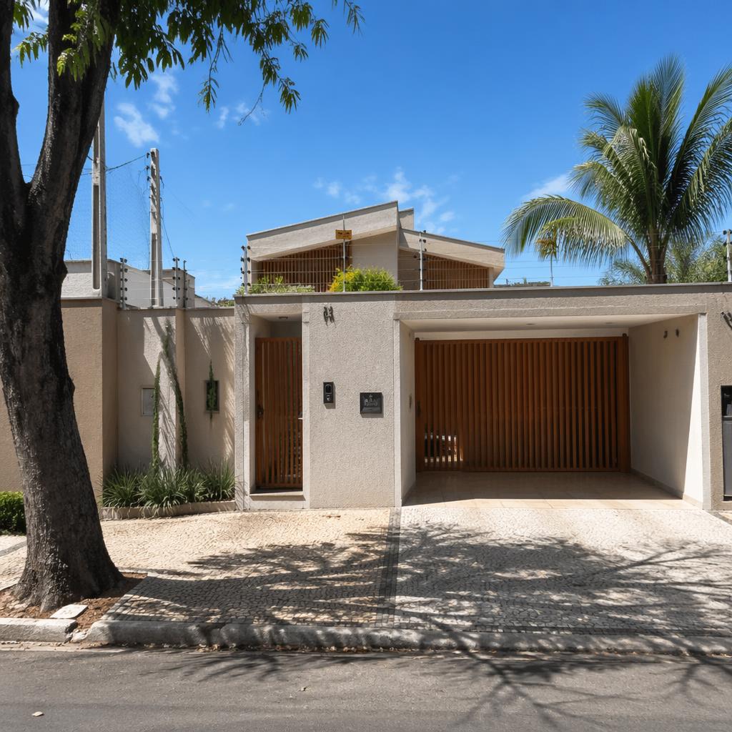 Sobrado Fachada Amadeirada · Brooklin