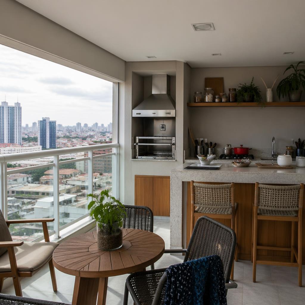 Apartamento · Varanda Gourmet Vista Cidade